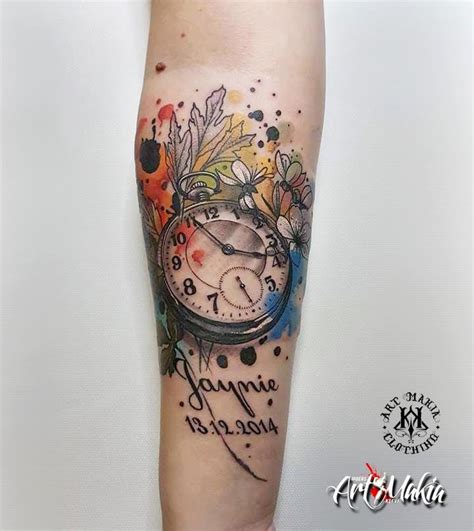 Clock Abstract Tattoo by ArtMakia on DeviantArt