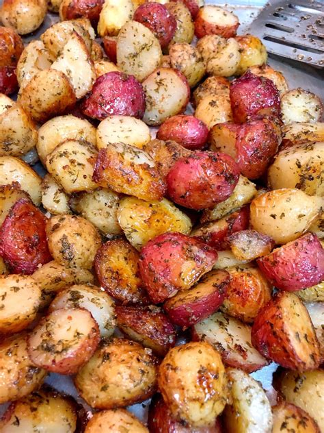 Easy Roasted Potatoes | Recipe | Easy roasted potatoes, Small potatoes ...