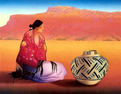 Southwest Native American Artists Hopi Pueblo Painting Eagle Katsina ...