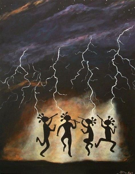 THE RAIN DANCE - by Kathy Hatt from Kokopelli