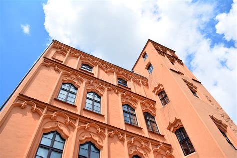 Beautiful Old Facade at a Historic Building Stock Photo - Image of ...