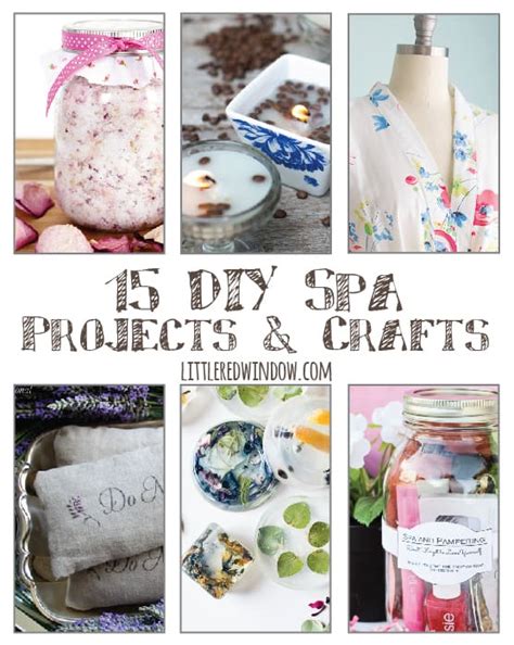 15 DIY Spa Projects and Crafts - Little Red Window