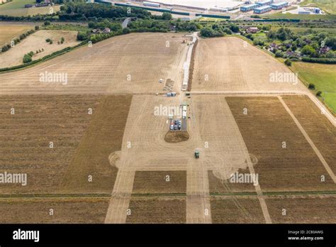 Sevington Lorry Park, Ashford, Kent Stock Photo - Alamy