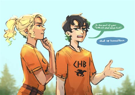 Camp Art Blog — Just Percabeth things. Random scenario where...