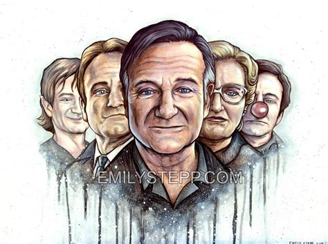 Robin Williams Tribute Painting by EmilyStepp on DeviantArt