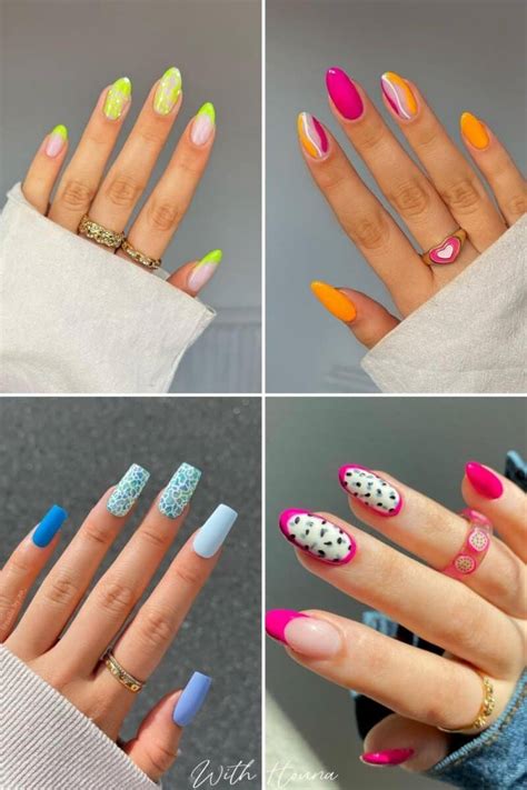 55 Hot and Trendy Summer Nail Designs to Upgrade your Nails Art For 2024 - With Houna