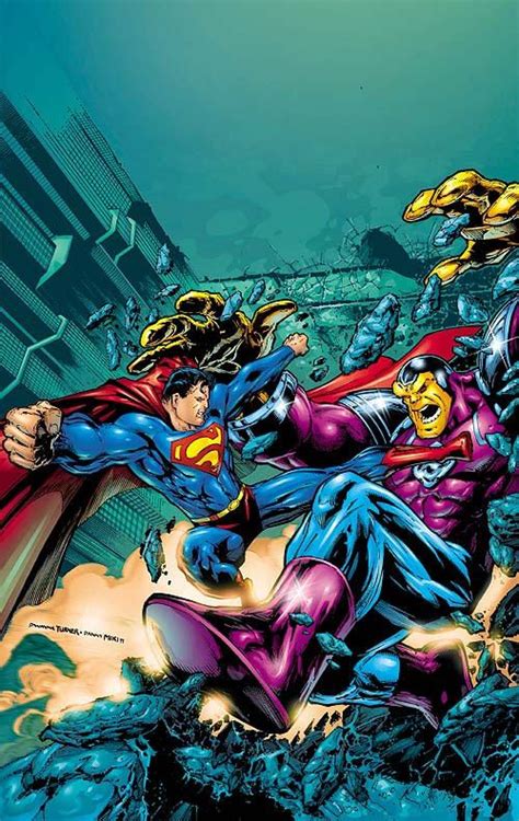 Superman vs Mongul by Dwayne Turner | Superman comic books, Superman ...
