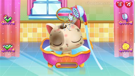 Cute Kitty Care - Free Online Pet Care Game