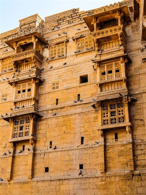 Architecture of Jaisalmer Fort Stock Image - Image of detail, carving: 145279359