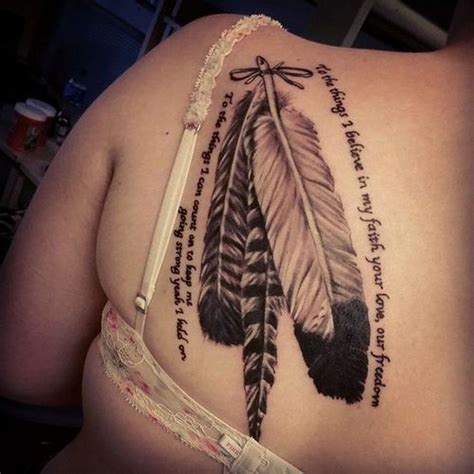 45 Awesome Feather Tattoo Ideas | Feather tattoos, Feather tattoo for ...