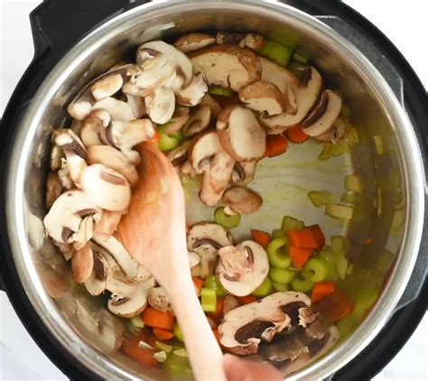 Instant Pot Mushroom Barley Soup - RecipeTeacher