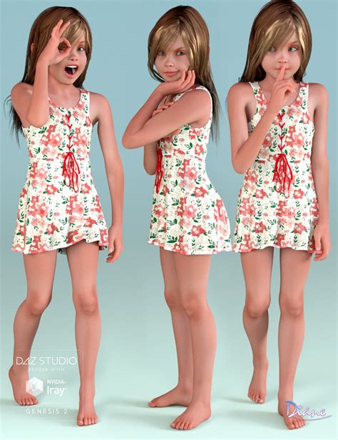 Adorbs Poses for Skyler and Genesis 2 Female(s) | Daz 3D