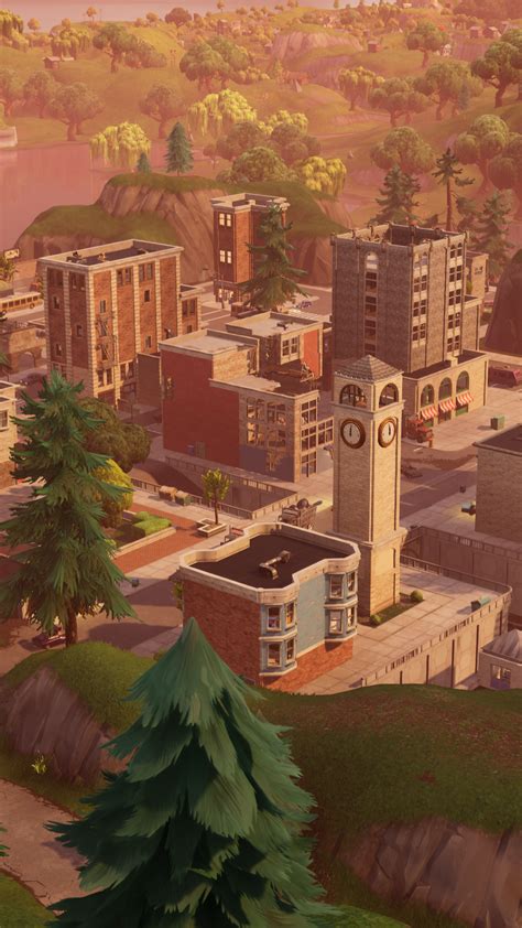 Fortnite Tilted Towers Wallpaper