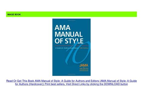 AMA Manual of Style: A Guide for Authors and Editors (AMA Manual of ...