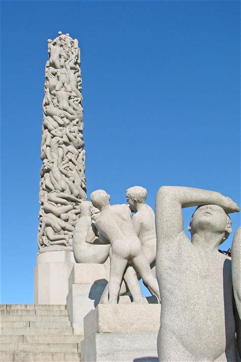 Le monolithe et les groupes sculptés de Gustav Vigeland | Flickr