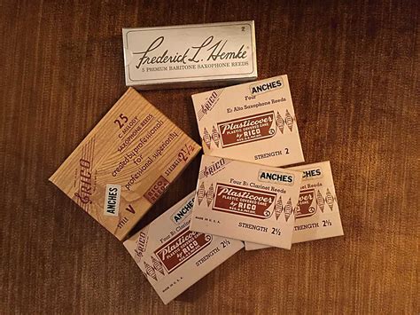 Vintage Reeds From A Local Music Store | The Bassic Sax Blog