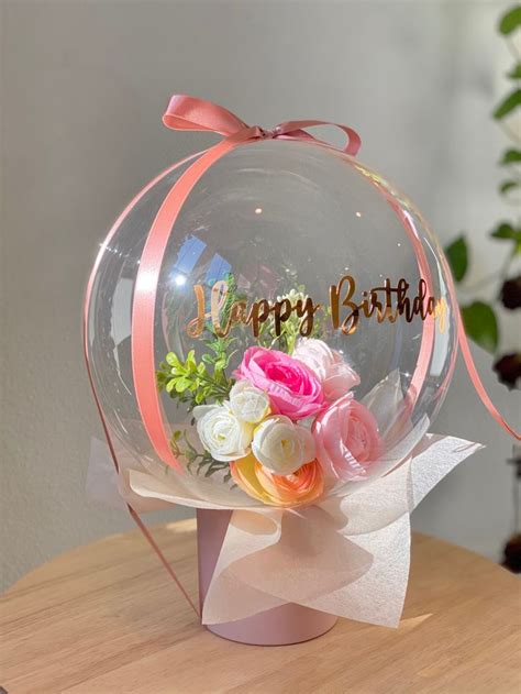 Blossom in a bubble | Diy balloon decorations, Birthday balloon ...