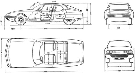 The Car Hobby: Citroen SM Engineering Drawings