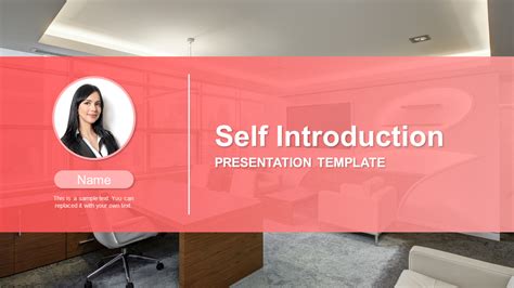 Self Introduction Template for PowerPoint