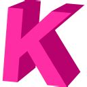 Letter K icon | Lettering, Letter k, Alphabet