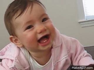 Happy Baby laughing hysterically, cutest baby in the world on Make a GIF