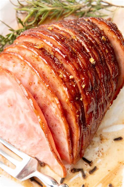 Slow Cooker Ham with Honey-Mustard Glaze - Wholefully