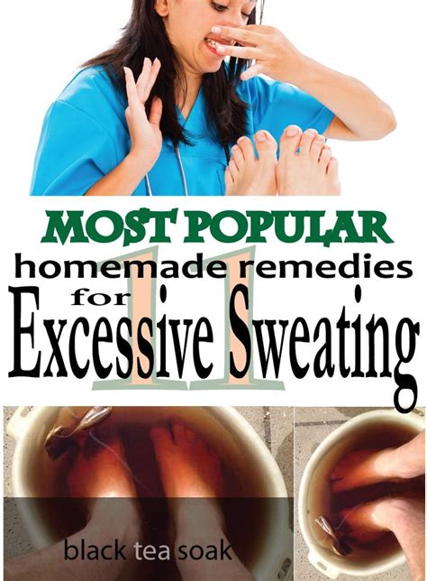 11 Most Popular Homemade Remedies for Excessive Sweating | Excessive ...