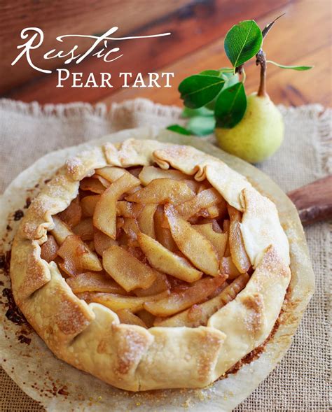 Rustic Pear Tart - Recipe - Oh, That's Good!