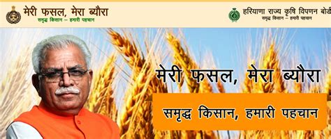 HURRY! Farmers can Register on Meri Fasal Mera Byora Scheme Portal till ...