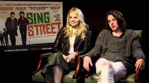 Lucy Boynton Ferdia Walsh Peelo Sing Street Interview - YouTube