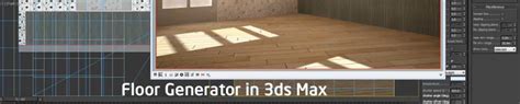 Floor Generator in 3ds Max