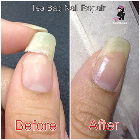 Tea Bag Nail Repair | The Crafty Ninja