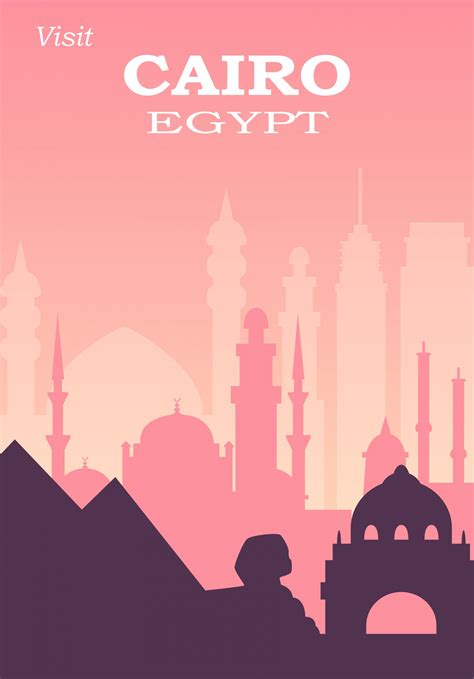 Cairo Travel Poster Free Stock Photo - Public Domain Pictures