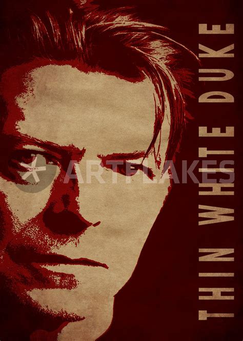 "The thin white duke" Mixed Media art prints and posters by durro - ARTFLAKES.COM