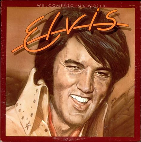 Elvis Presley Welcome To My World USA Vinyl LP Record AFL1-2274 Welcome To My World Elvis ...