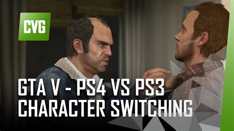 GTA V on PS4 - Character Switch Comparison - YouTube