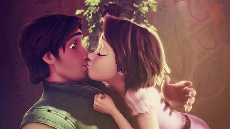 Rapunzel And Flynn Kiss Fan Art