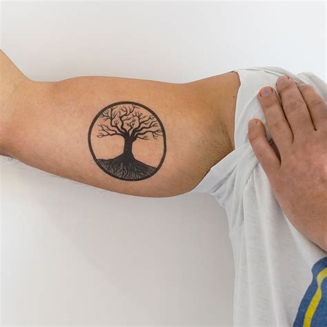 Tree of Life Circular Tree Tattoo / Tree of Life Temporary Tattoo ...