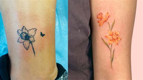 30 December Birth Flower Tattoos: Narcissus Flower 100 Tattoos | peacecommission.kdsg.gov.ng