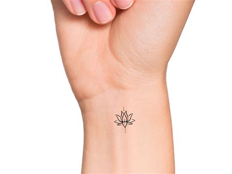 Small Lotus Flower Tattoos