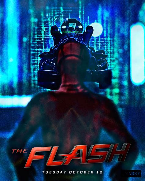 Poster: The Thinker vs Flash by 4n4rkyX on DeviantArt