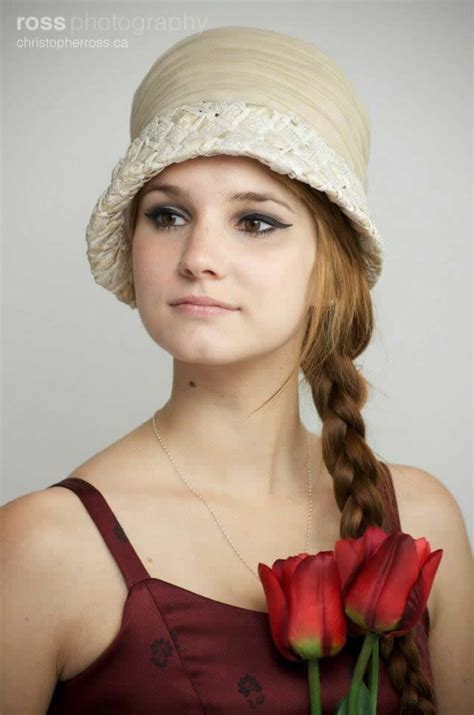 Retro modelling portrait with flowers and hat Photography Portfolio, Hat, Portrait, Retro ...