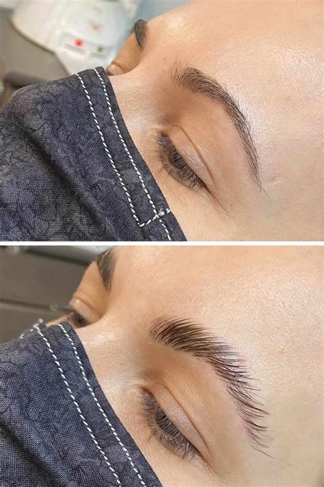 Brow Lamination Before And After - an indigo day - Lifestyle Blog