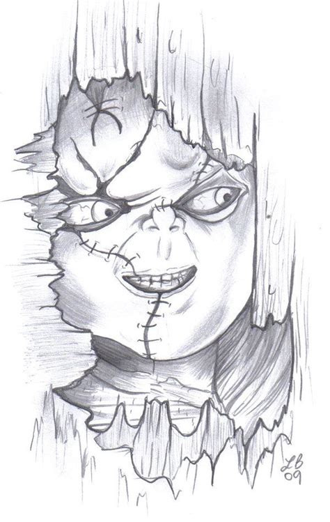 chucky drawings in pencil - Google Search | Scary drawings, Halloween drawings, Chucky drawing