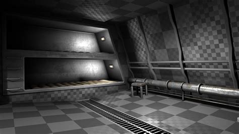 Sci-Fi Prison Cell Environment — polycount