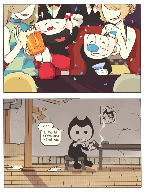 Angel bendy x cuphead - horbuys