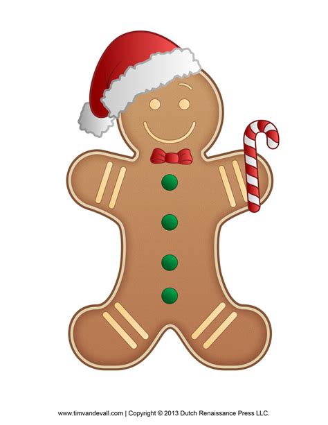 Gingerbread man border clipart 3 – Gclipart.com