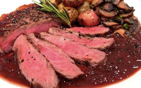 I Love This Steak Recipe With A Red Wine Reduction Sauce!