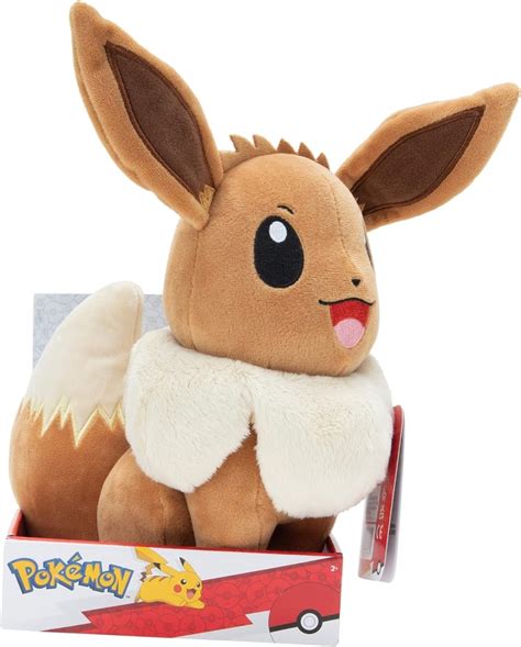 Pokemon 12" Plush Eevee - Sitting PKW3105 - Game On Toymaster Store