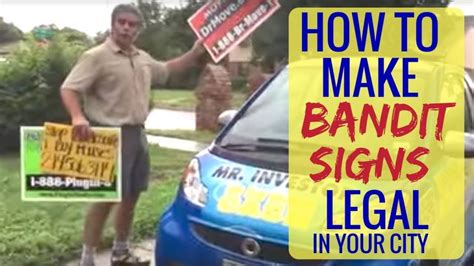 BANDIT SIGN: How to make bandit signs legal in your city | Real Estate ...